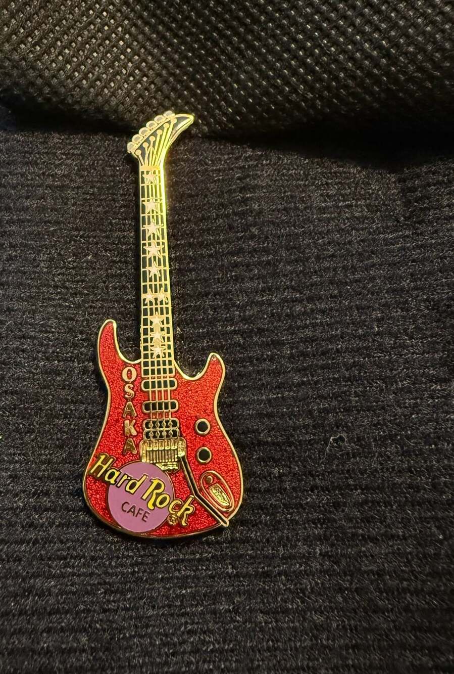 Hard Rock Cafe Osaka Bon Jovi Guitar Pin